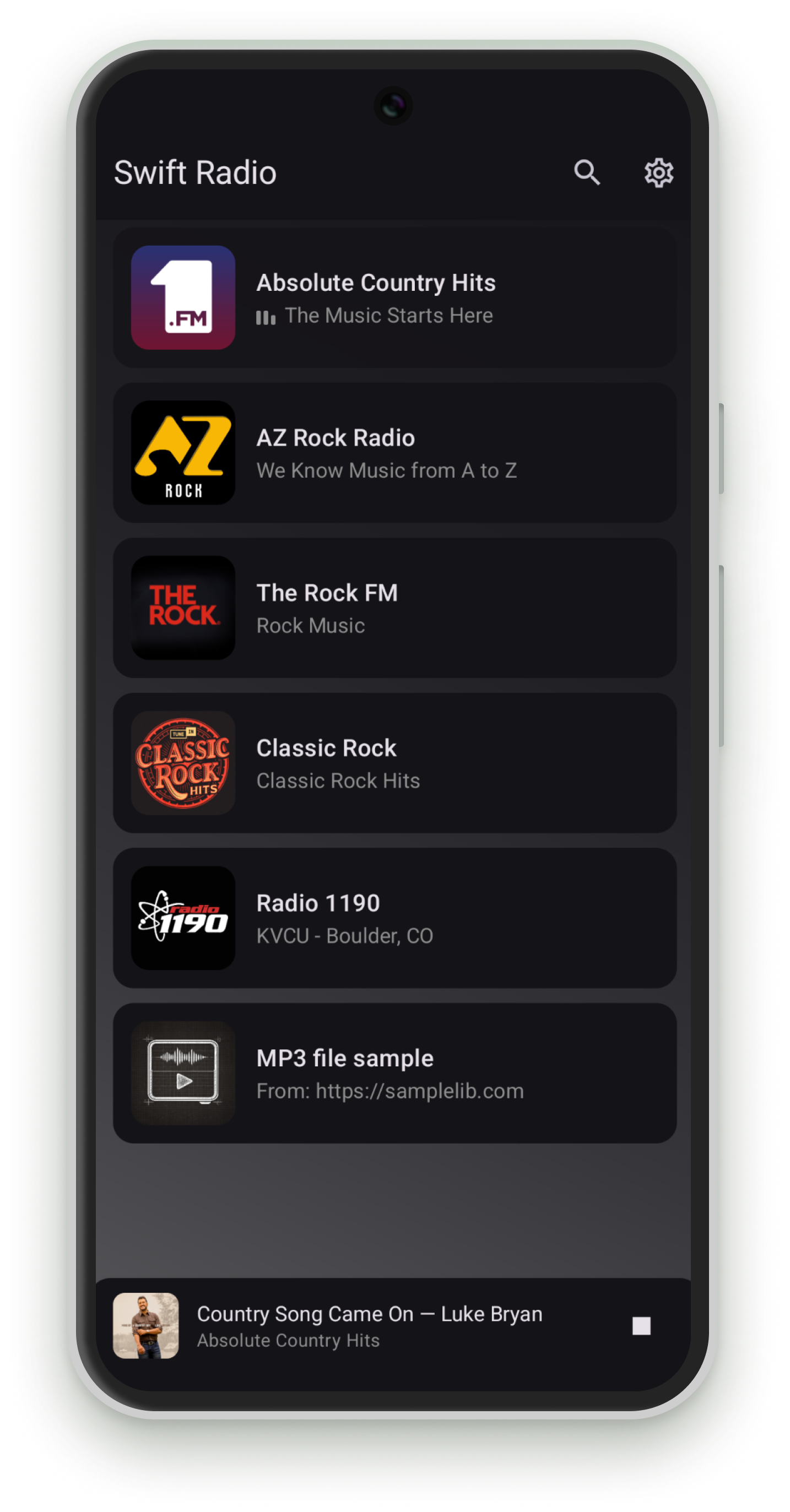 Station list
